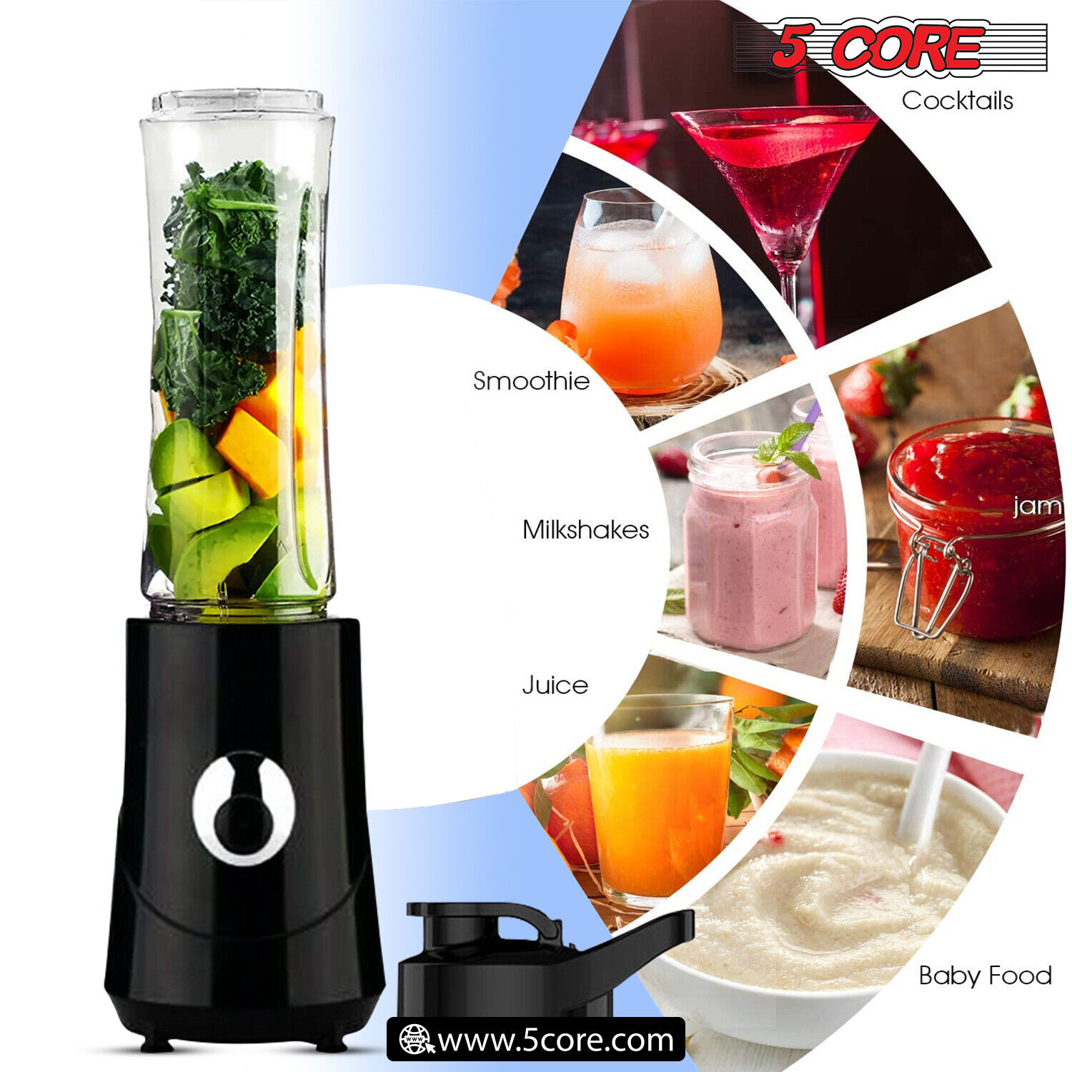 Blender for Shakes and Smoothies 300W Professional Countertop Blender for  Kitchen Ice Blender for Frozen Drinks - China Electric Blender and Blender  for Food Processor price