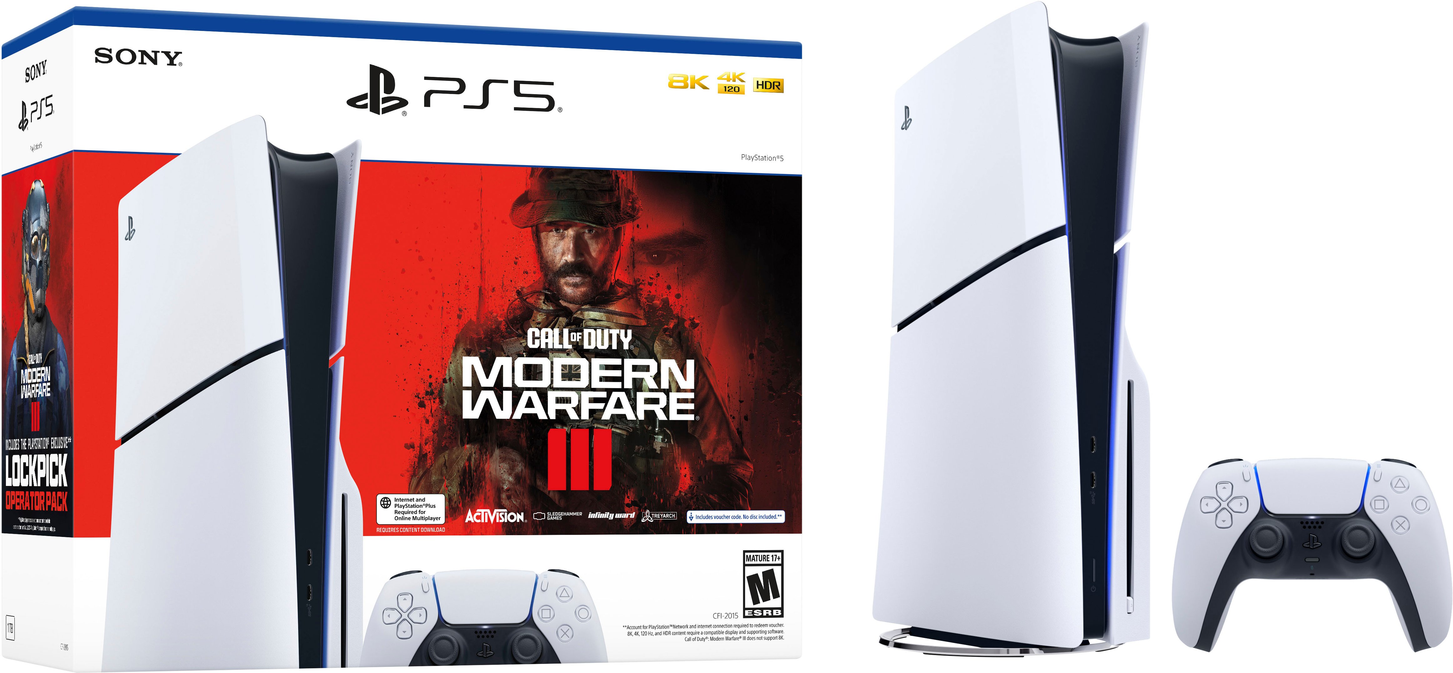 Sony - PlayStation 5 Console – Call of Duty Modern Warfare III Bundle (Full  Game Download Included) - White