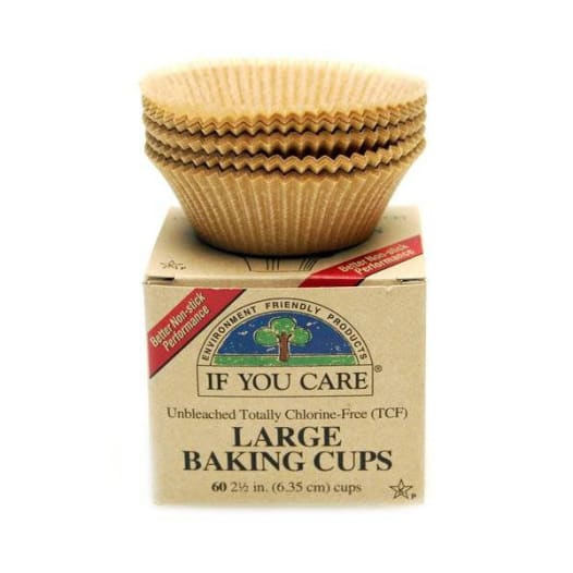 If You Care Large Baking Cups, 2.5, Unbleached, 60 Ct