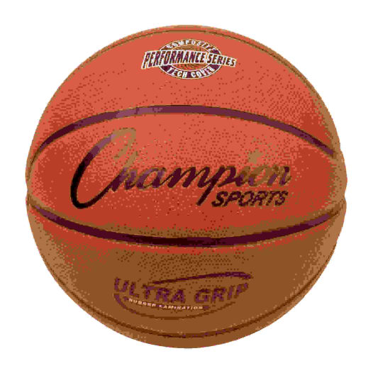 Balón de baloncesto oficial de goma, talla 7 (naranja)