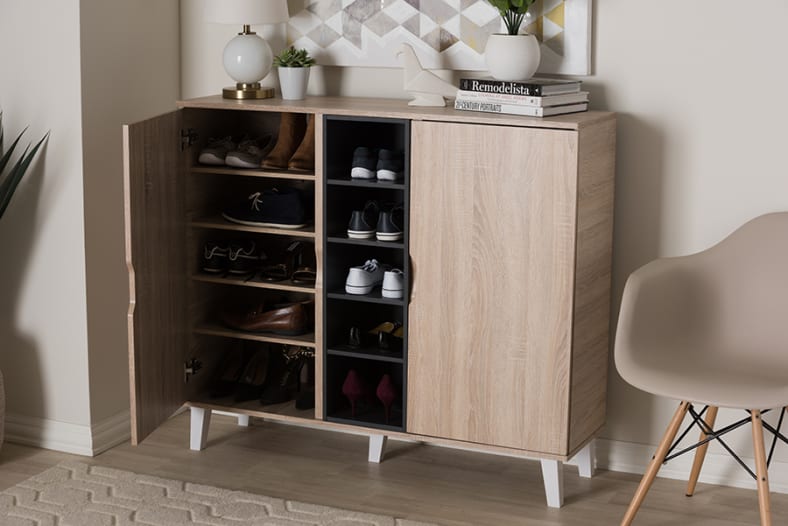 Baxton studio shirley shoe cabinet deals