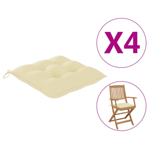 Cream store chair cushions