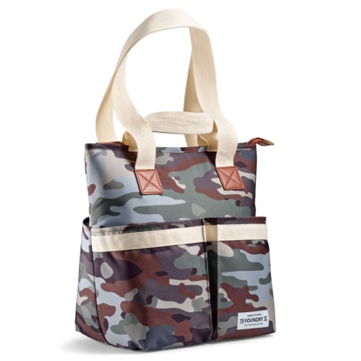 Fit & Fresh Camo 16 Can Cooler Tote And Wine