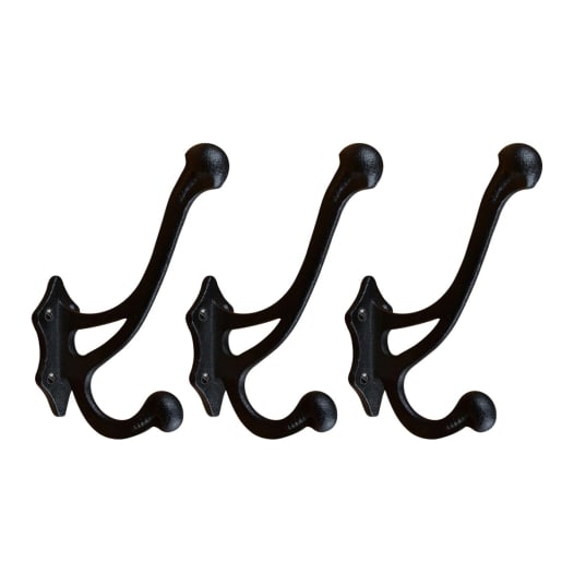 Renovators Supply Manufacturing Heavy Duty Coat Hooks Double Hook