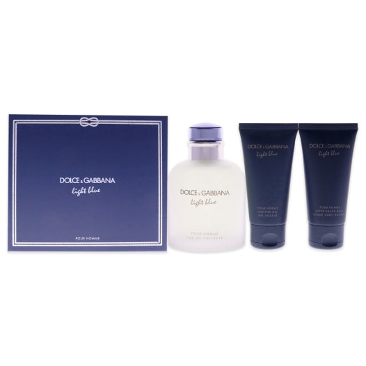 Dolce and gabbana light blue 3 piece gift set cheap