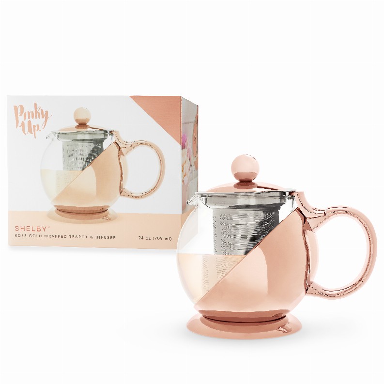 Pinky Up - Parker Rose Gold Electric Tea Kettle