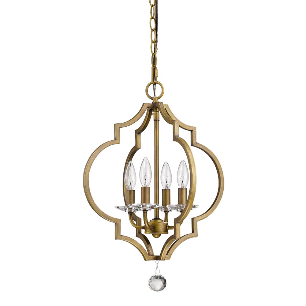 Torino 5-Light Chandelier, Satin Nickel