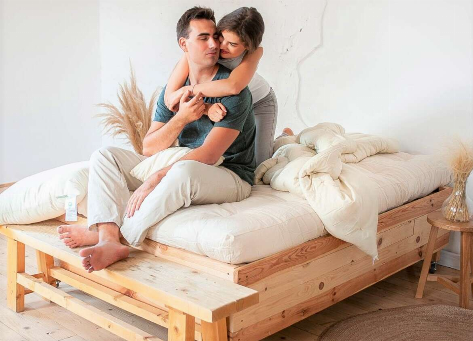 Natural wool & organic cotton shiki on sale futon mattress
