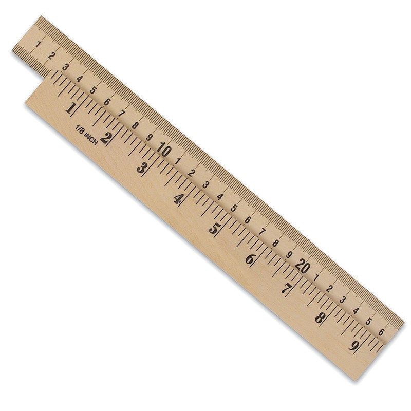 Wooden Meter Stick Plain Ends