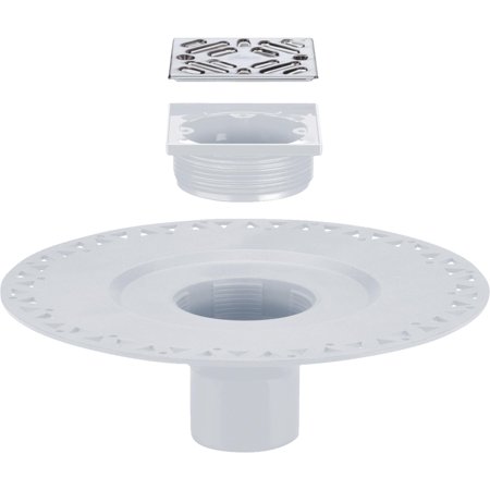 Decorative Pop-up Mushroom Drain with No Overflow - Whitehaus