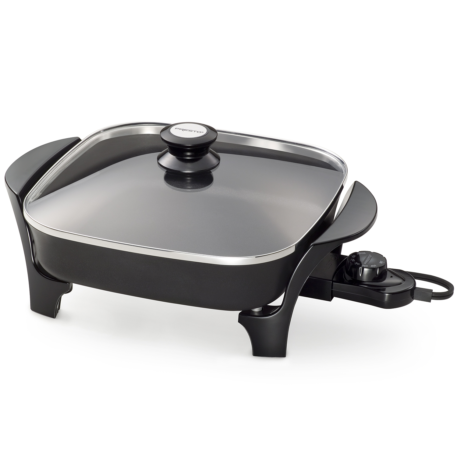 Elite Gourmet 12 Electric Skillet with Glass Lid [EG6201] – Shop