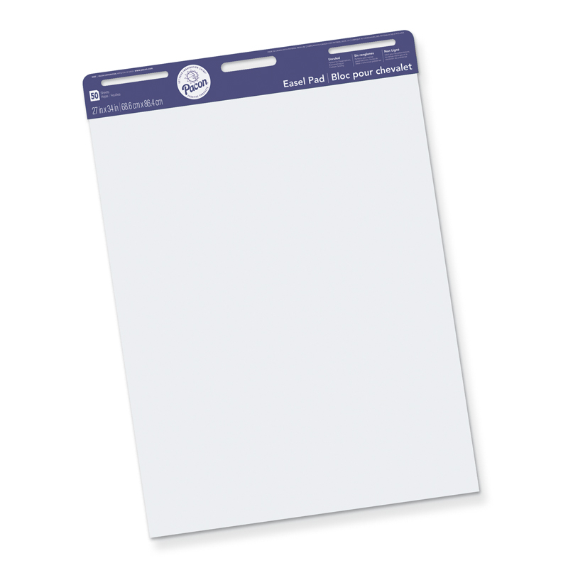 Easel Paper Pad, 17 X 20, 50 Sheets Per Pad, 3 Pads