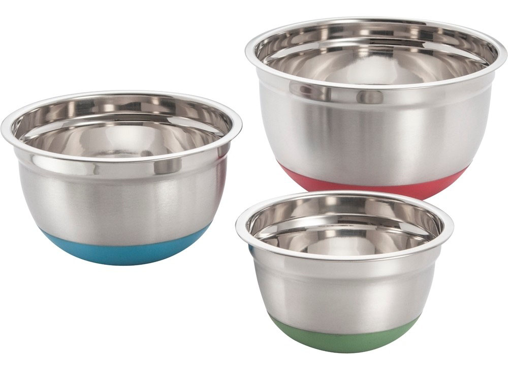 Elite Gourmet 12 PC Stainless Steel Mixing Bowls with Lids [EBS