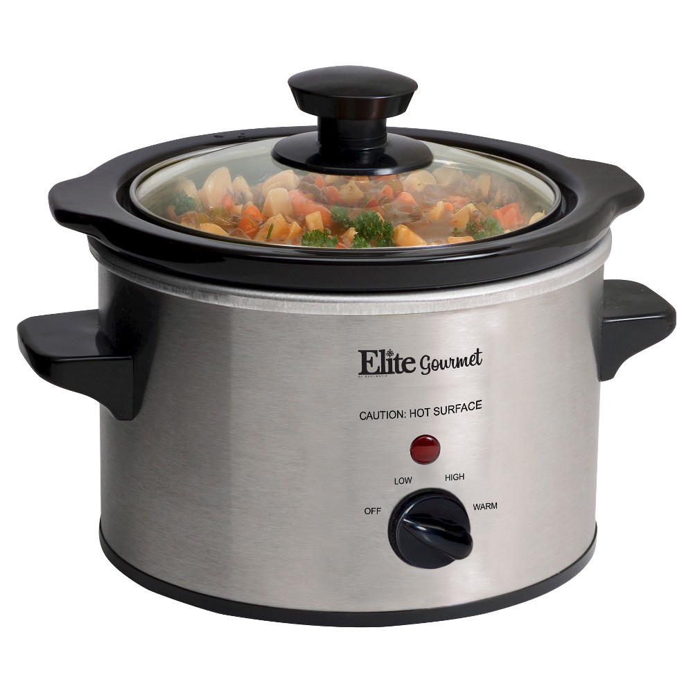 Elite Gourmet 8.5Qt. Digital Slow Cooker Stainless-Steel/Black MST-900D -  Best Buy