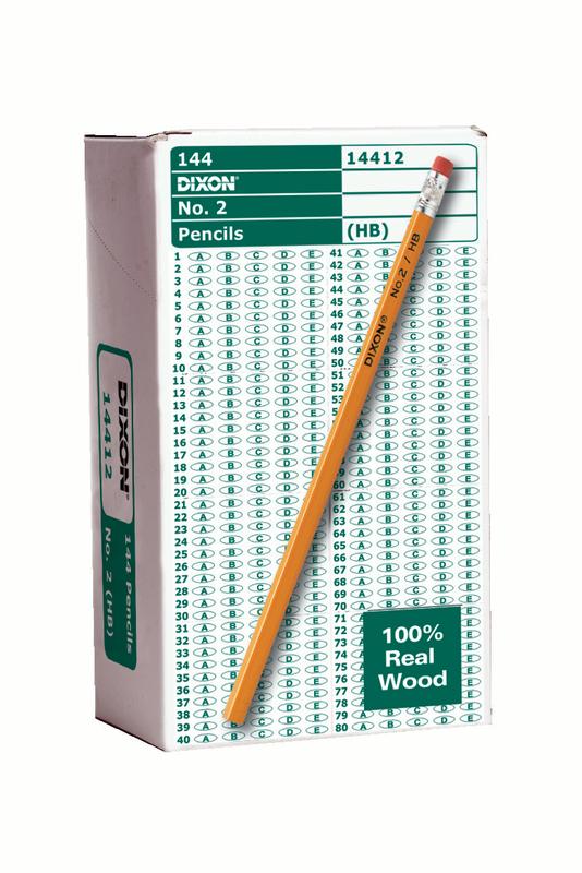 Dixon Woodcase Pencil, HB #2 Lead,Yellow Barrel - 144/Box 