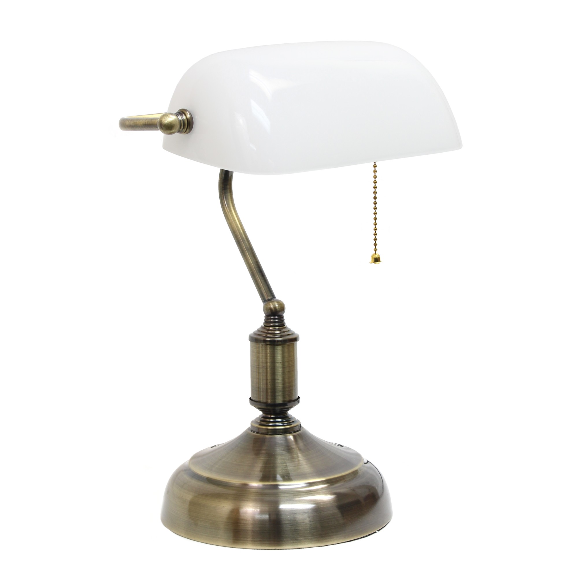 Simple designs bronson antique style industrial iron lantern desk lamp with glass shade deals