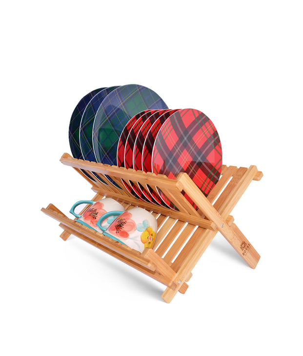 Camco 16-7/8 x 12-5/8 Roll-up Dish Drying Rack/Trivet Mat