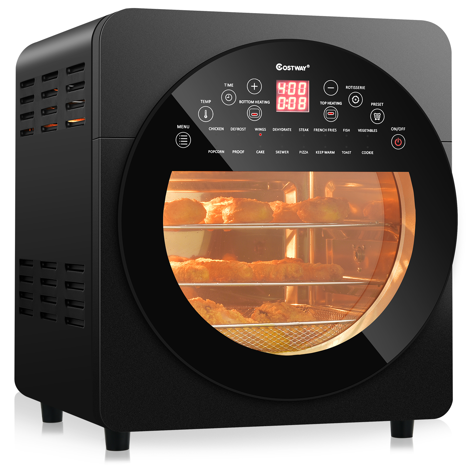 EP24685US Costway 7-in-1 Air Fryer Toaster Oven 19 QT Dehydrate