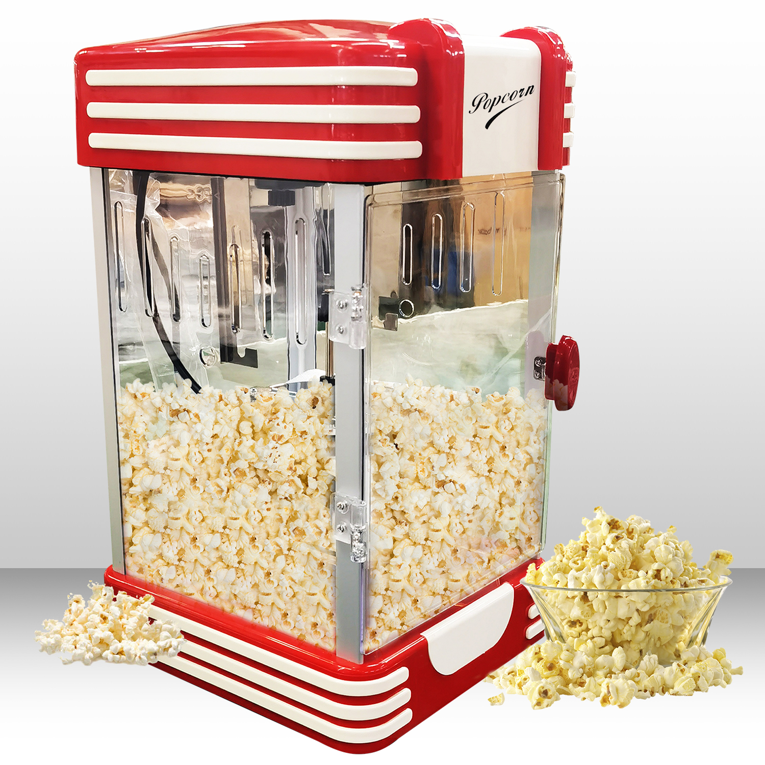 DASH SmartStore Deluxe Stirring Popcorn Maker Hot Oil Popcorn Machine NEW  Sealed