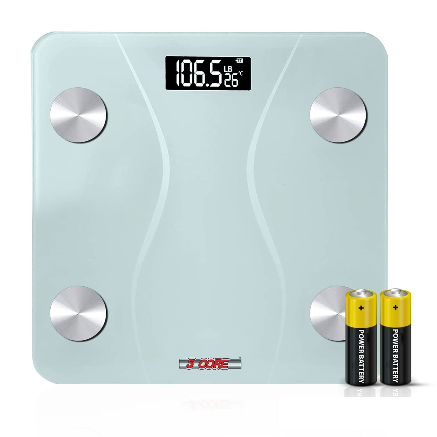 5 Core Smart Weight Scale for Body Weight Digital Bathroom Scale BMI B - 5  Core