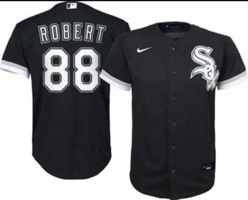 Luis Robert Chicago White Sox Black Alternate Replica Men's Jersey