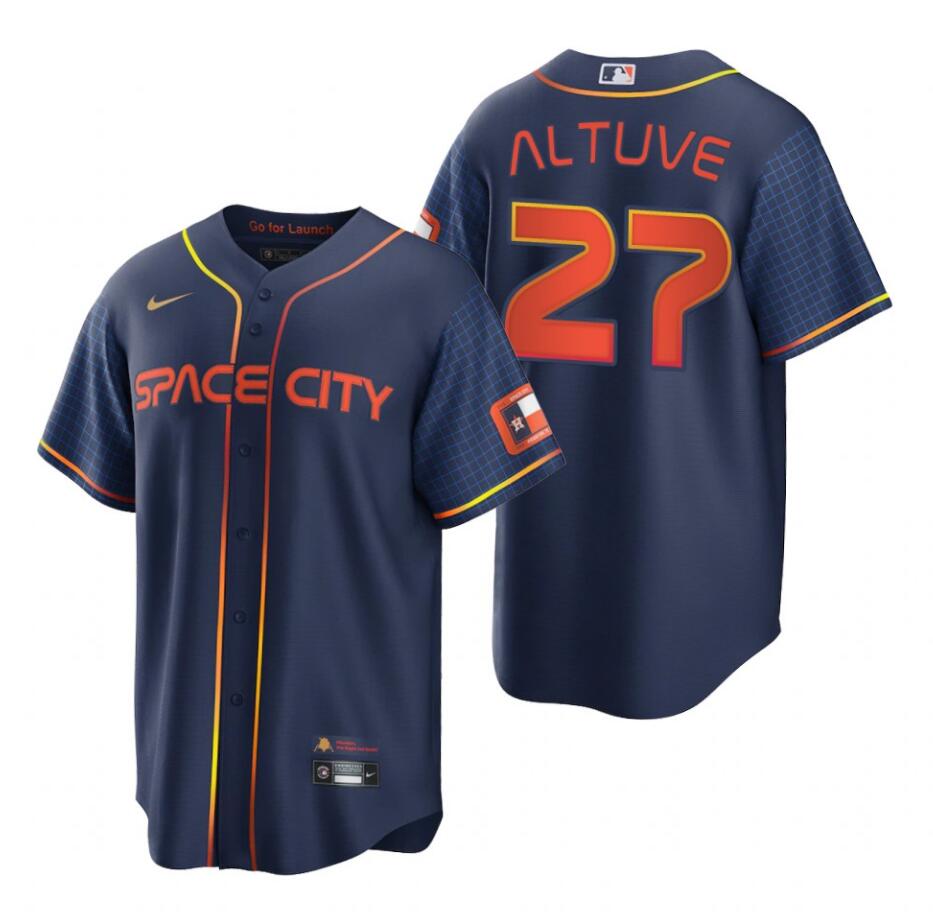 Baseball Jerseys New Houston Astros 44 Yordan Alvarez Navy Stitched 2022 Space  City Connect Jerseys