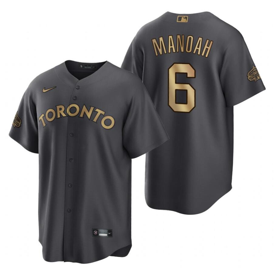 Men Toronto Blue Jay Alek Manoah Charcoal 2022 All-star Baseball Jersey -  Buy Blue Jay Jersey,Alek Manoah Jersey,Baseball Jersey Product on