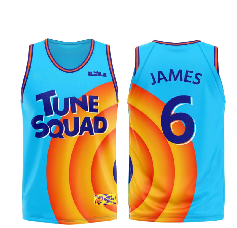 Camisa Jersey - Tune Squad - Space Jam - 6 Lebron James