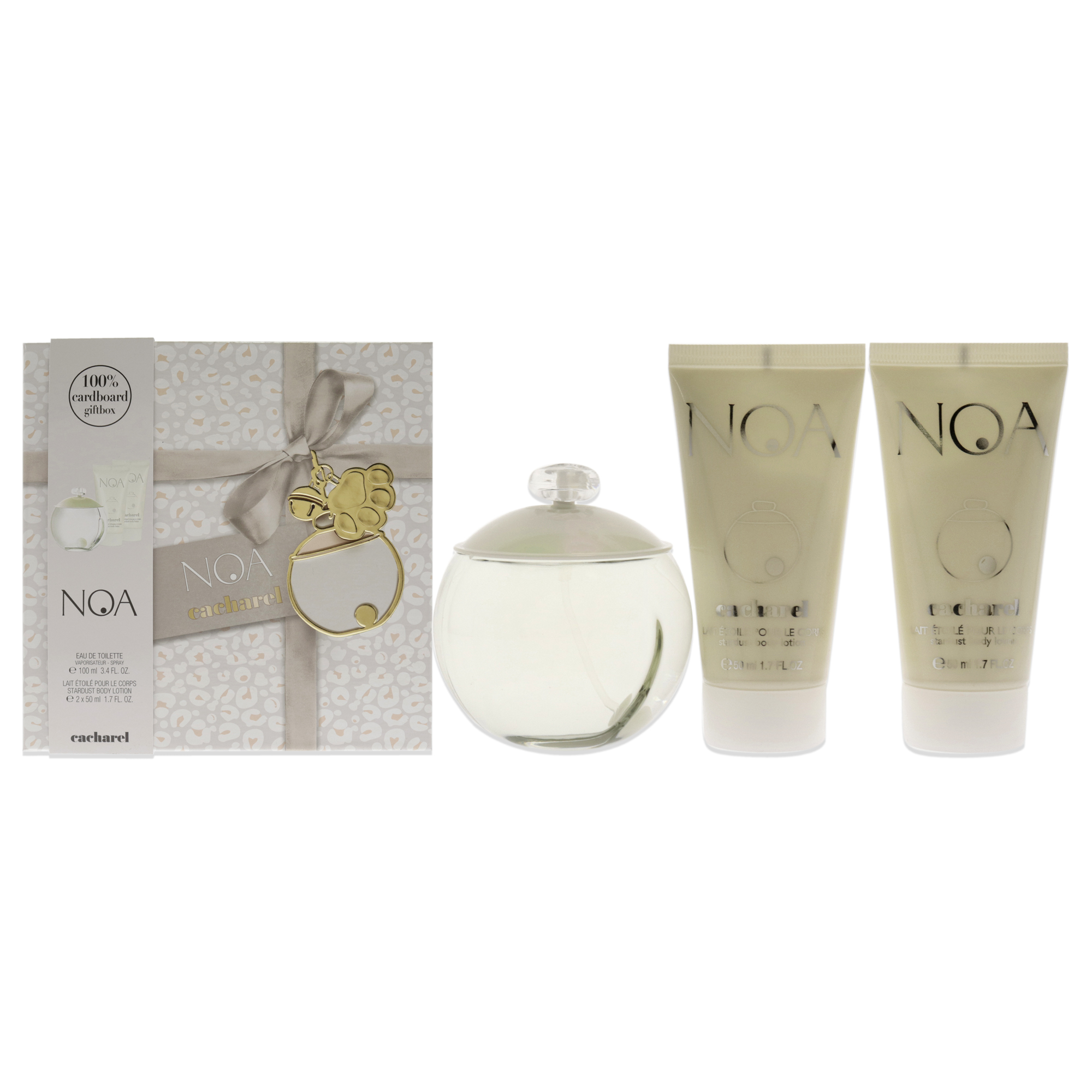 Noa by Cacharel for Women 3 Pc Gift Set 3.4oz EDT Spray 2 x 1.7