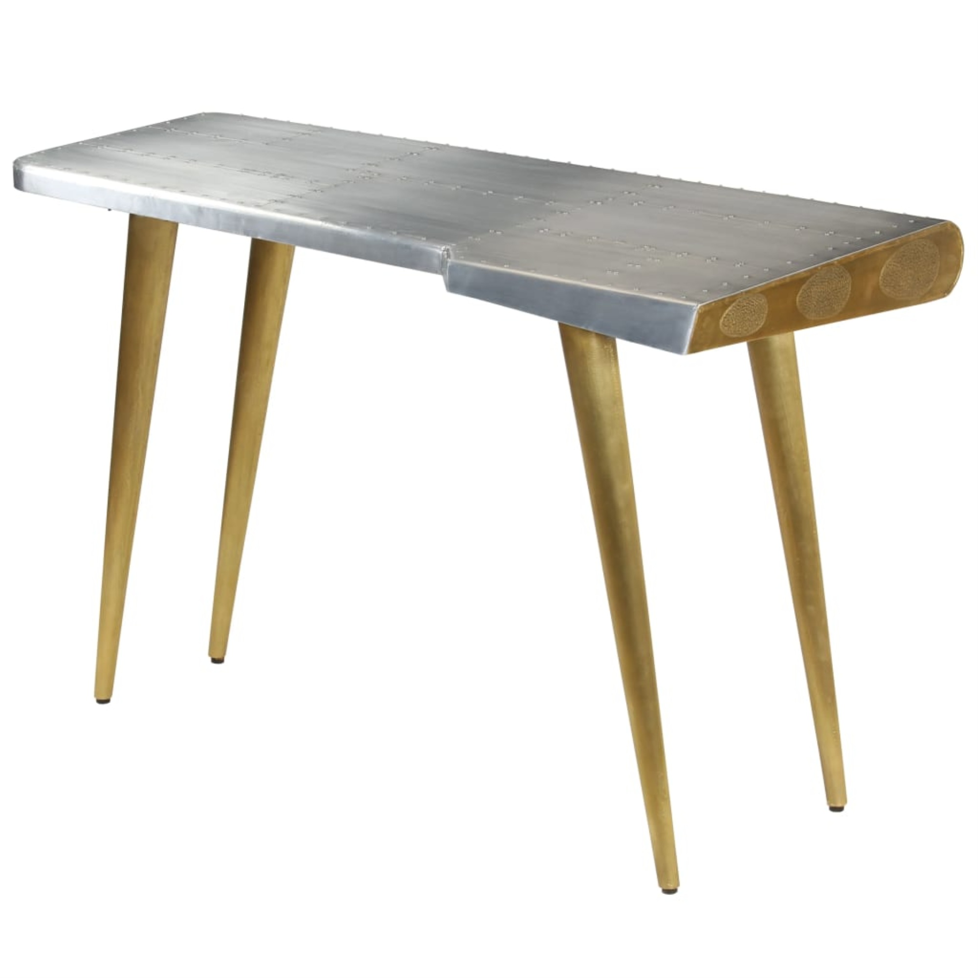 Mesa Unko, patas en U y tablero madera maciza