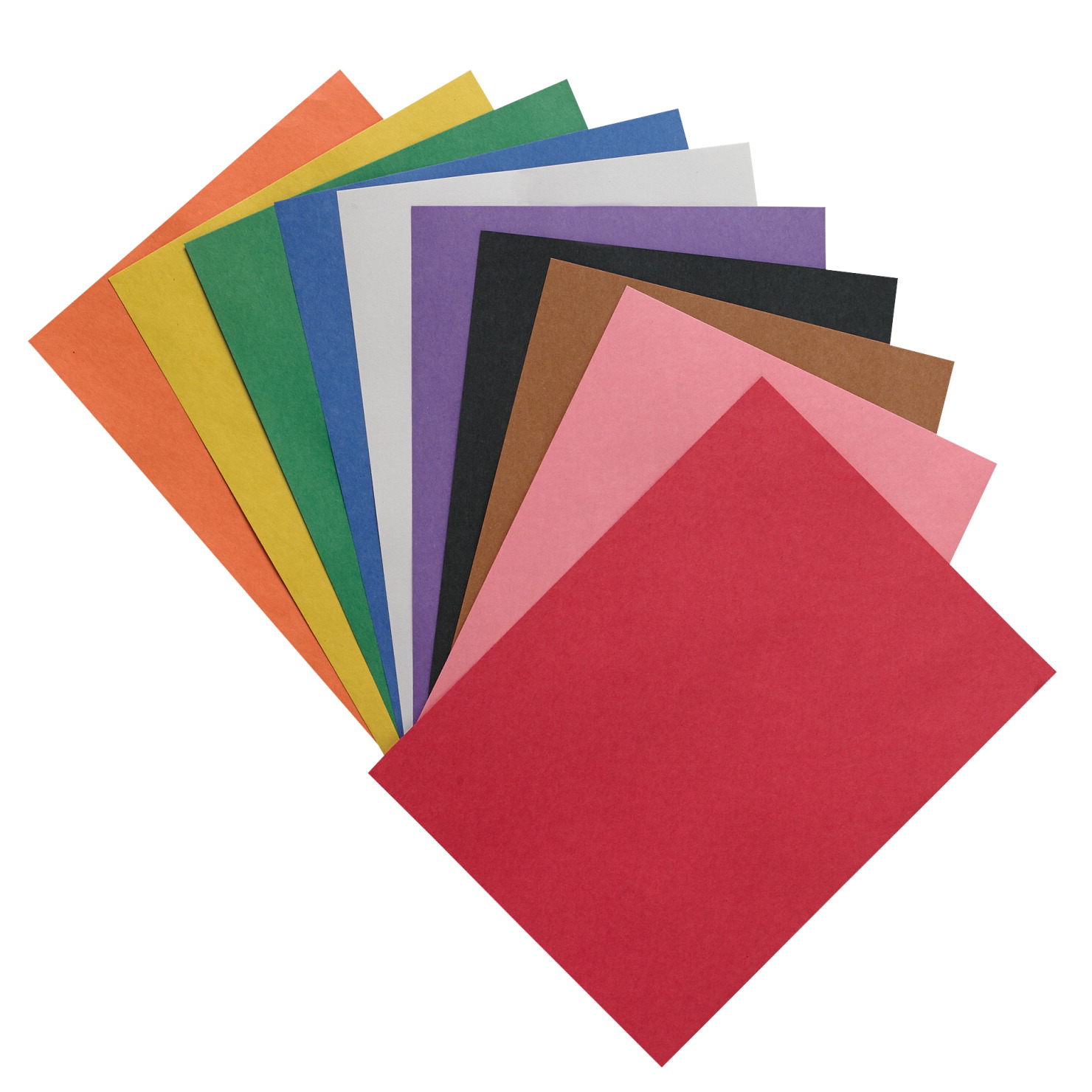 Heavyweight Construction Paper, 100 Sheets, Skin Tone, 9 x 12, Set of 2