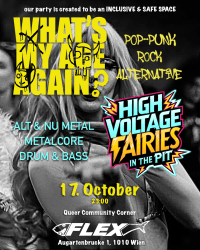 Event Image for WHAT’S MY AGE AGAIN ＆ HIGH VOLTAGE FAIRIES IN THE PIT
