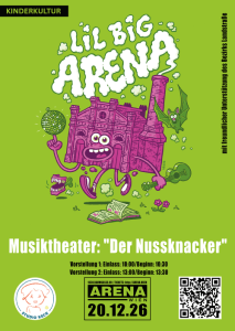 LIL BIG ARENA I Vorstellung 2 - Sun, Dec 20, 2026, 13:00 at Arena Wien, Baumgasse 80, 1030 Wien, Österreich