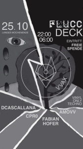 VVAX Vinyl Only Techno - Sun, Oct 25, 2026, 22:00 at FLUCC, Praterstern 5, 1020 Wien, Österreich