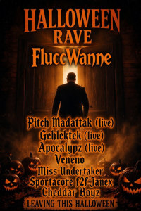 Halloween Rave - Sa., 31.10.2026, 22:00 at FLUCC, Praterstern 5, 1020 Wien, Österreich