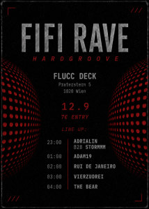 FIFI Rave - Sa., 12.09.2026, 22:00 at FLUCC, Praterstern 5, 1020 Wien, Österreich