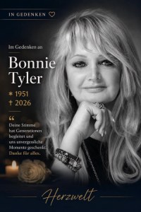 BONNIE TYLER – JUBILEE - 2026 - Tue, Nov 24, 2026, 20:00 at Gasometer, Guglgasse 6, 1110 Wien, Österreich