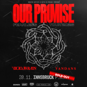 OUR PROMISE - Sat, Nov 21, 2026, 19:00 at FLEX, Augartenbrücke 1, 1010 Wien, Österreich