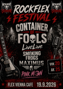 ROCKFLEX FESTIVAL #1 - Sa., 19.09.2026, 19:00 at FLEX, Augartenbrücke 1, 1010 Wien, Österreich