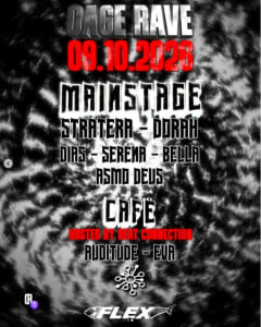 OAGE RAVE - Fri, Oct 09, 2026, 23:00 at FLEX, Augartenbrücke 1, 1010 Wien, Österreich