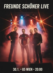 The Midweeks / Freunde Schöner – LIVE - Sat, Jan 30, 2027, 19:00 at G5 - Live Music Bar, Heiligenstädter Straße 31, 1190 Wien, Österreich