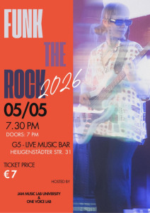 Funk the Rock – 2026 - Mi., 05.05.2027, 19:00 at G5 - Live Music Bar, Heiligenstädter Straße 31, 1190 Wien, Österreich