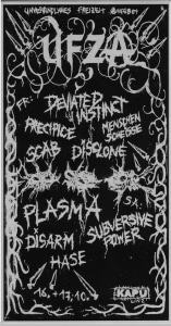 U.F.Z.A #2 Day 2: PLASMA, Subversive Power, Disarm, Hase, Tba - Sa., 17.10.2026, 21:00 at KAPU, Kapuzinerstraße 36, 4021 Linz, Österreich