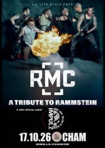 RMC / IMPULZ // 17.10.26 - Sa., 17.10.2026, 19:00 at L.A. Cham, Badstraße 19, 93413 Cham, Deutschland