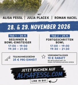 Bowl Skateworkshops by Rollsport Austria - Sun, Nov 29, 2026, 17:00 at last by Schachermayer, Lastenstraße 42, 4020 Linz, Österreich