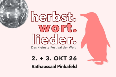 herbst.wort.lieder. - Fri, Oct 02, 2026, 20:00 at Rathaus Pinkafeld, Hauptplatz 1, 7423 Pinkafeld, Österreich
