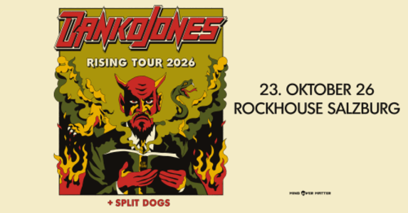 DANKO JONES (CA) - Fr., 23.10.2026, 20:00 at Rockhouse Salzburg, Schallmooser Hauptstraße 46, 5020 Salzburg, Österreich