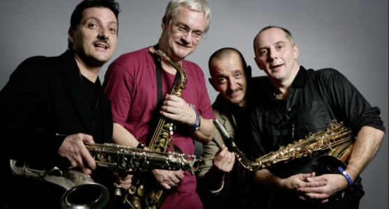 SAXOFOUR: DAS WEIHNACHTSPROGRAMM DER SAXOPHONISTISCHEN GLÜCKSELIGKEIT. - Tue, Dec 22, 2026, 20:00 at Treibhaus, Angerzellgasse 8 Am Volksgarten, 6020 Innsbruck, Österreich