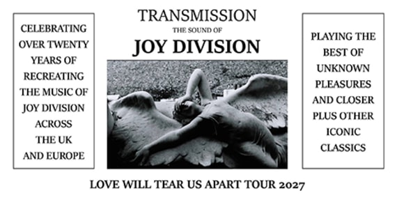 Live: TRANSMISSION – The Sound Of Joy Division - Wed, Jan 20, 2027, 22:00 at Viper Room Vienna, Landstrasser Hauptstr. 38, 1030 Wien, Österreich