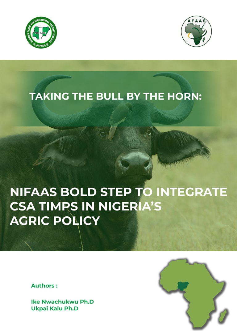 Taking the Bull by the Horn - Nifaas Bold Step To Integrate CSA Timps in Nigeria's Agric Policy